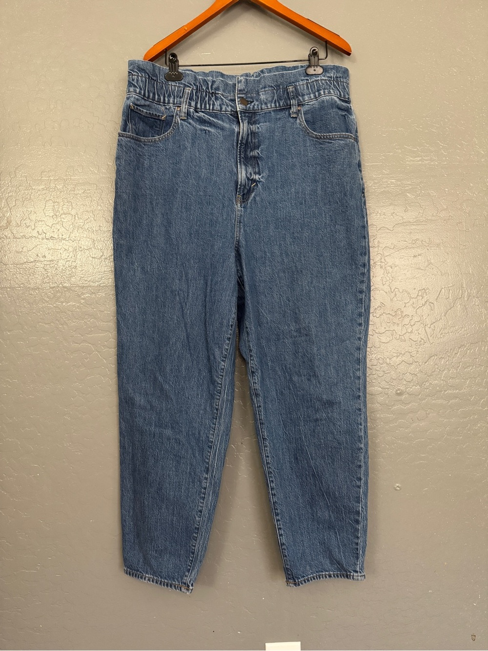 Classic Relaxed Boyfriend Jeans - Blue Denim